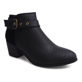 Black Booties Jodhpur LM-651