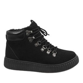 Black insulated boots B191-1