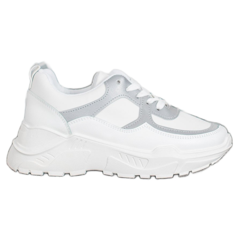 SHELOVET Stylish Sneakers white grey