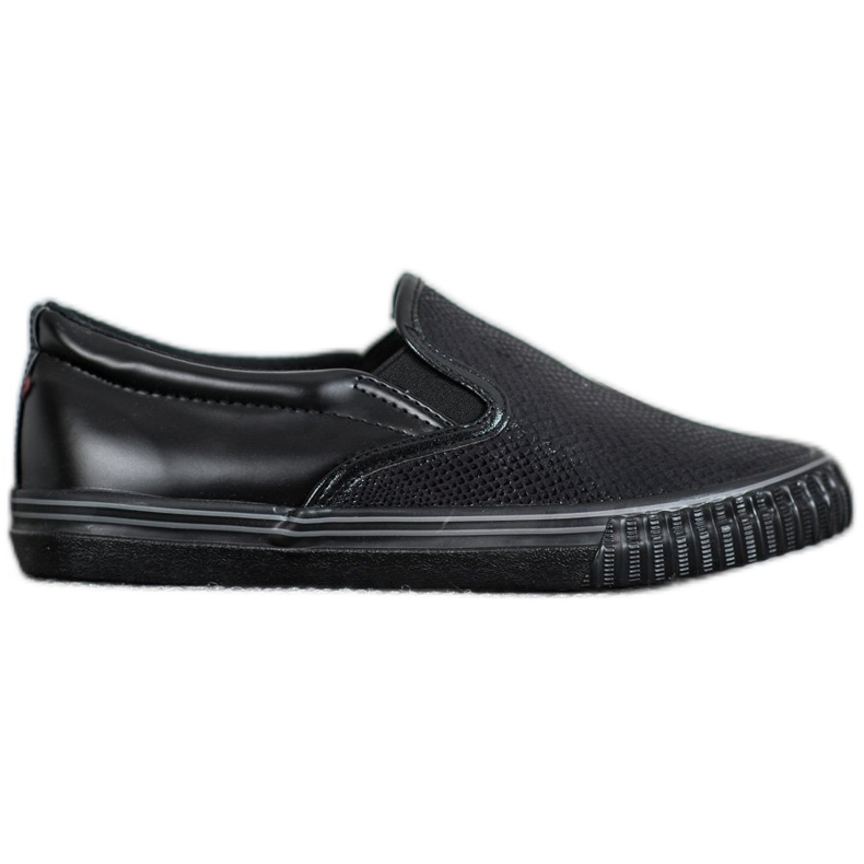 Black Slip On Sneakers