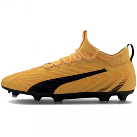 Football boots Puma One 20.3 Fg Ag M 105826 01 yellow yellow