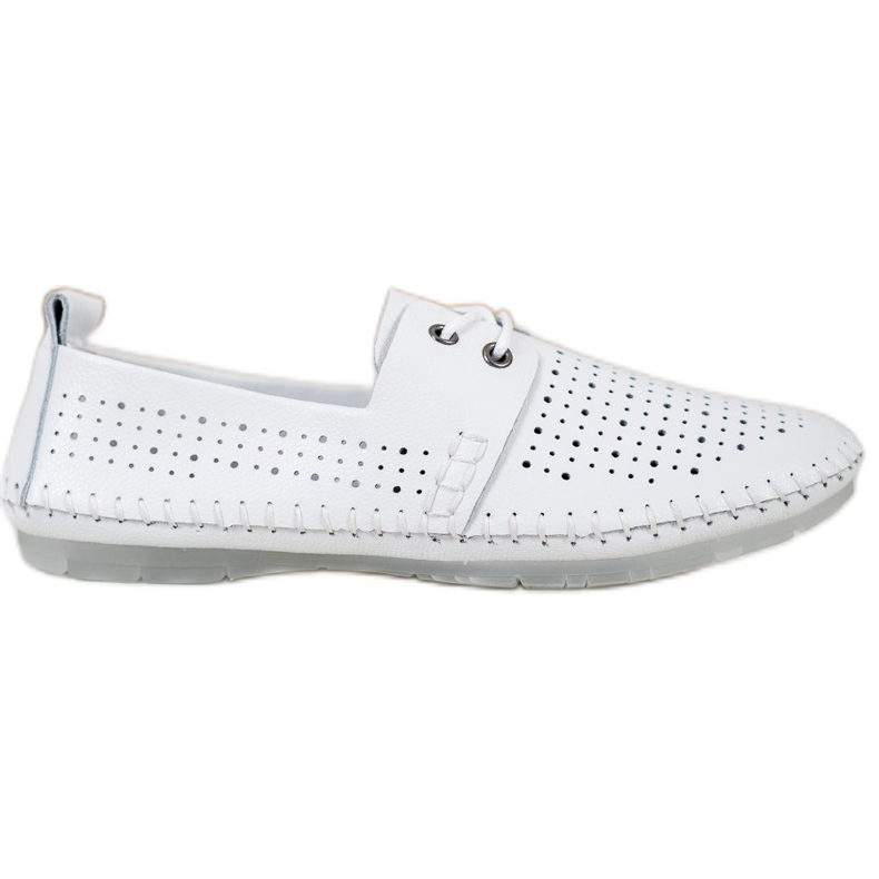 VINCEZA leather sneakers white VINCEZA leather sneakers white