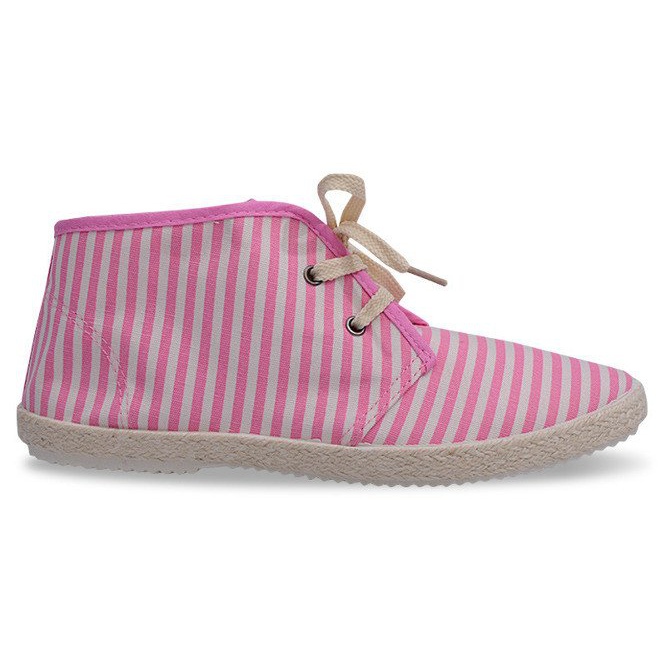 Boots Straw Sole Sneakers 2607 Pink