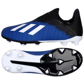 Adidas X 19.3 Ll Fg Jr EG9840 football boots black black Adidas X 19.3 Ll Fg Jr EG9840 football boots black black