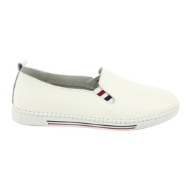 Leather slipony sneakers Filippo DP066 white