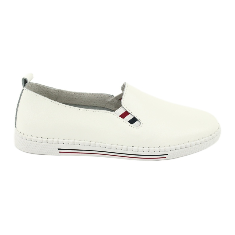 Leather slipony sneakers Filippo DP066 white