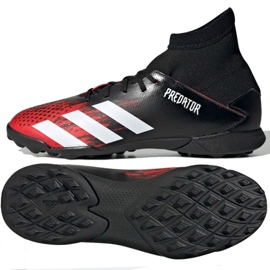 Adidas Predator 20.3 Tf Jr EF1950 football boots multicolored black Adidas Predator 20.3 Tf Jr EF1950 football boots multicolored black