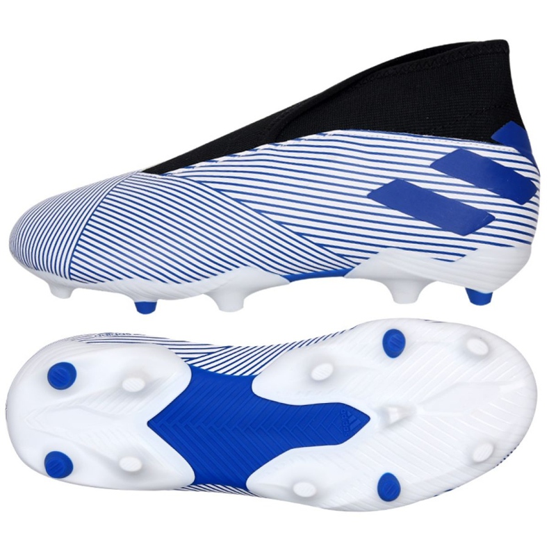 Adidas Nemeziz 19.3 Ll Fg Jr EH0018 football boots white white