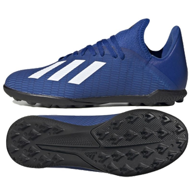 Adidas X 19.3 Tf Jr EG7172 football boots blue blue Adidas X 19.3 Tf Jr EG7172 football boots blue blue