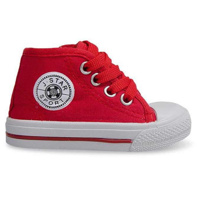 High-top Children's Sneakers Y1309 Red