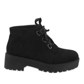 Black suede boots MB188-222