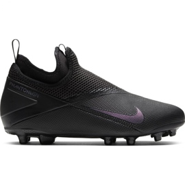 Nike Phantom Vsn 2 Academy Df FG / MG Jr CD4059-010 football shoes black black