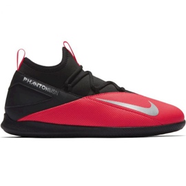 Indoor shoes Nike Phantom Vsn 2 Club Df Ic Jr CD4072-606 red black Indoor shoes Nike Phantom Vsn 2 Club Df Ic Jr CD4072-606 red black