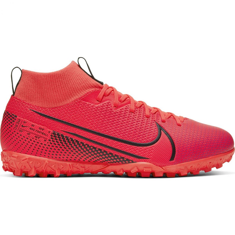 Nike Mercurial Superfly 7 Academy Tf Jr AT8143-606 soccer shoes red red