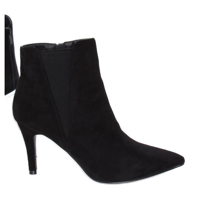 Black Chelsea boots suede black TX-1852 Black Black Chelsea boots suede black TX-1852 Black