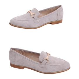 Gray Women's gray loafers T355P Gray grey