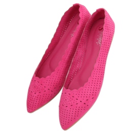 Fuchsia openwork ballerinas NK18P Fushia pink Fuchsia openwork ballerinas NK18P Fushia pink