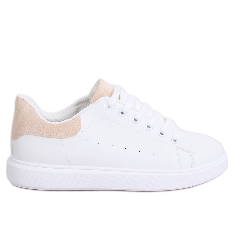 White women's sneakers LA85P Beige
