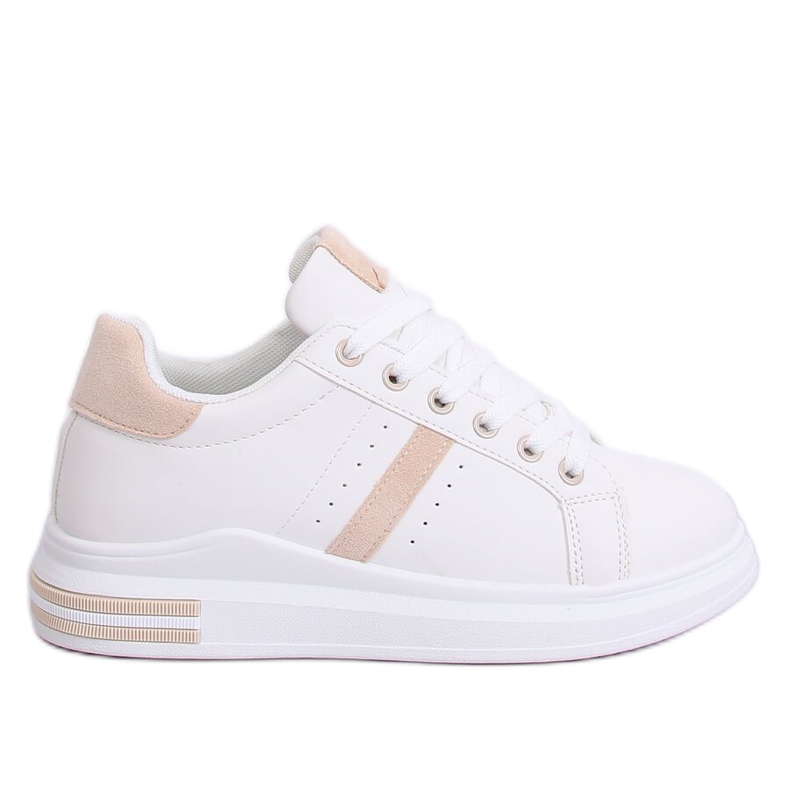 White women's sports shoes BL201P Beige