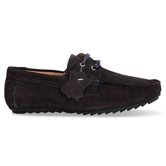 Lace-up Leather Loafers SH57 Brown