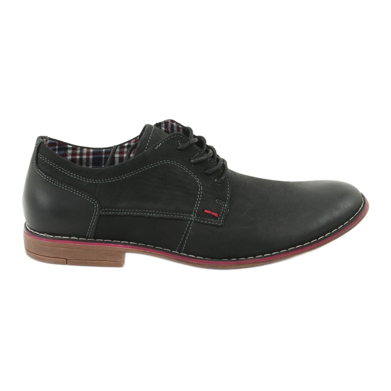 American Club CY01 men's lace-up shoes black