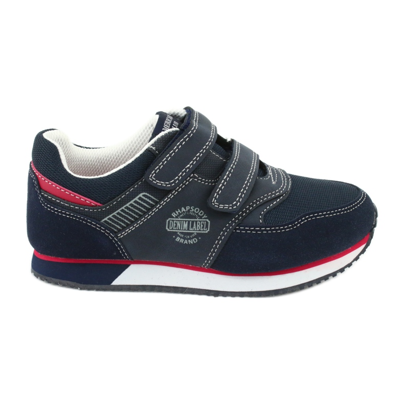 American Club Sport American shoes, navy blue RH20 red