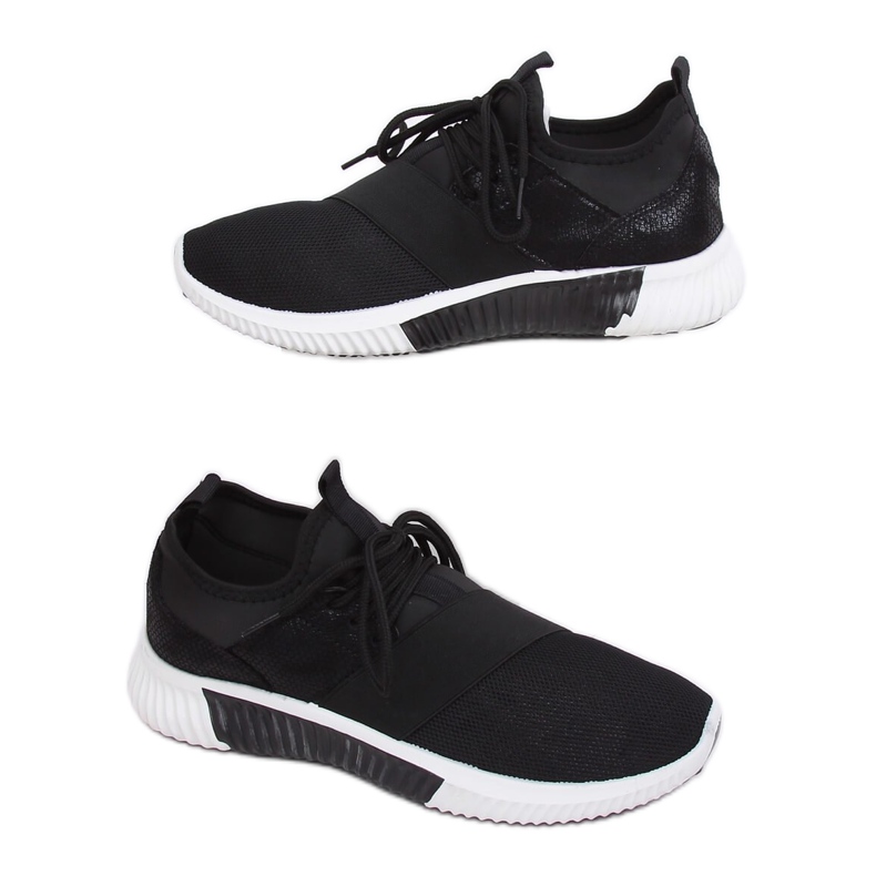 Black 7925-SP Black sports shoes