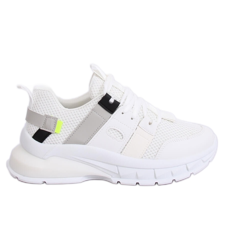 Women's white sports shoes LA86P White Women's white sports shoes LA86P White