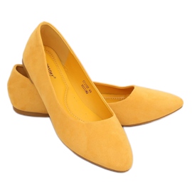 Ballerinas smooth suede honey CC212P Mustand yellow Ballerinas smooth suede honey CC212P Mustand yellow