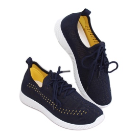 Navy blue sports shoes MG1517 Blue