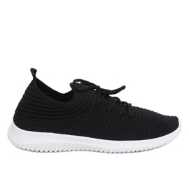 Black sports shoes 7759-Y Black
