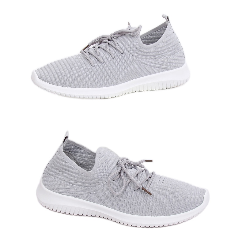 Gray sports shoes 7759-Y Gray grey