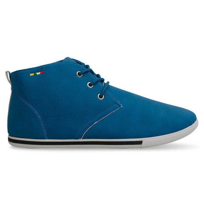 Skate 66511 Blue High Sneakers