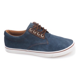 Casual Men's Sneakers 61027 Navy Blue Casual Men's Sneakers 61027 Navy Blue