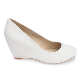 Wedge Pumps 99940 White black
