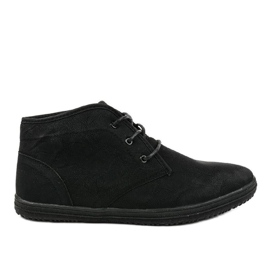 Warm Sneakers With Fur 3271B Black