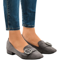 Gray suede high heels L419 grey Gray suede high heels L419 grey
