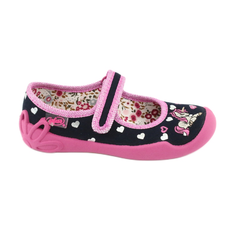 Befado children's shoes 114X355 navy blue pink grey