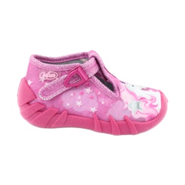 Befado children's shoes 110P364 pink grey