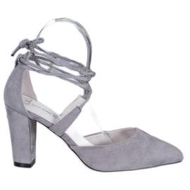 Goodin Tied Pumps grey