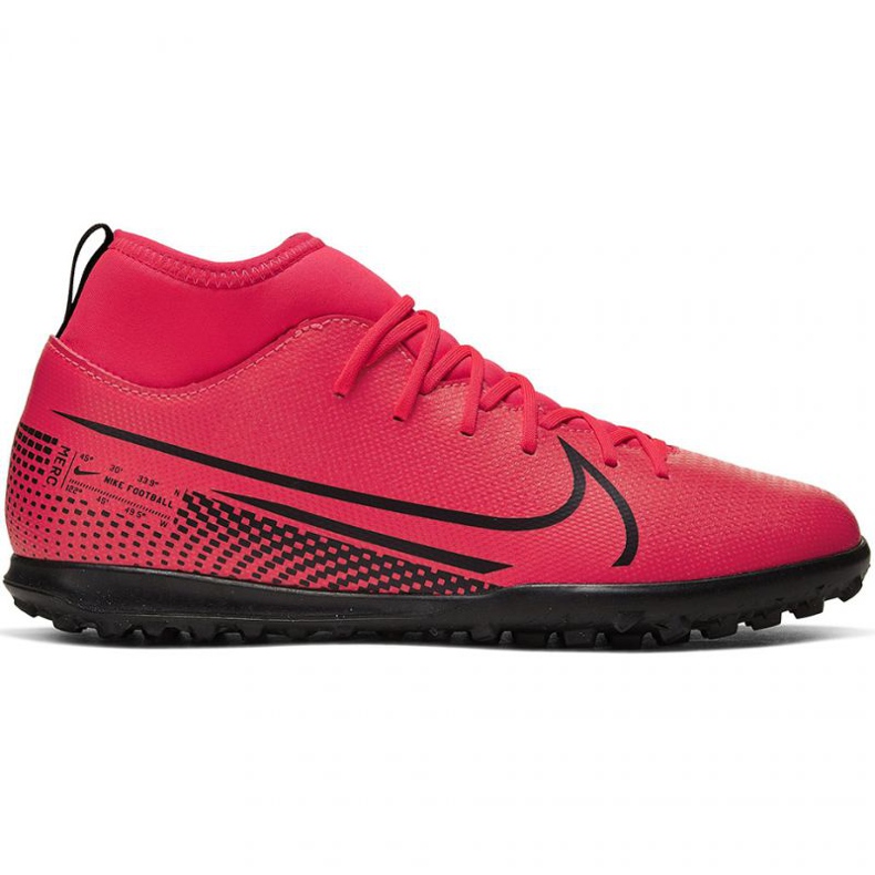 Nike Mercurial Superfly 7 Club Tf Jr AT8156-606 football shoes red oranges and reds