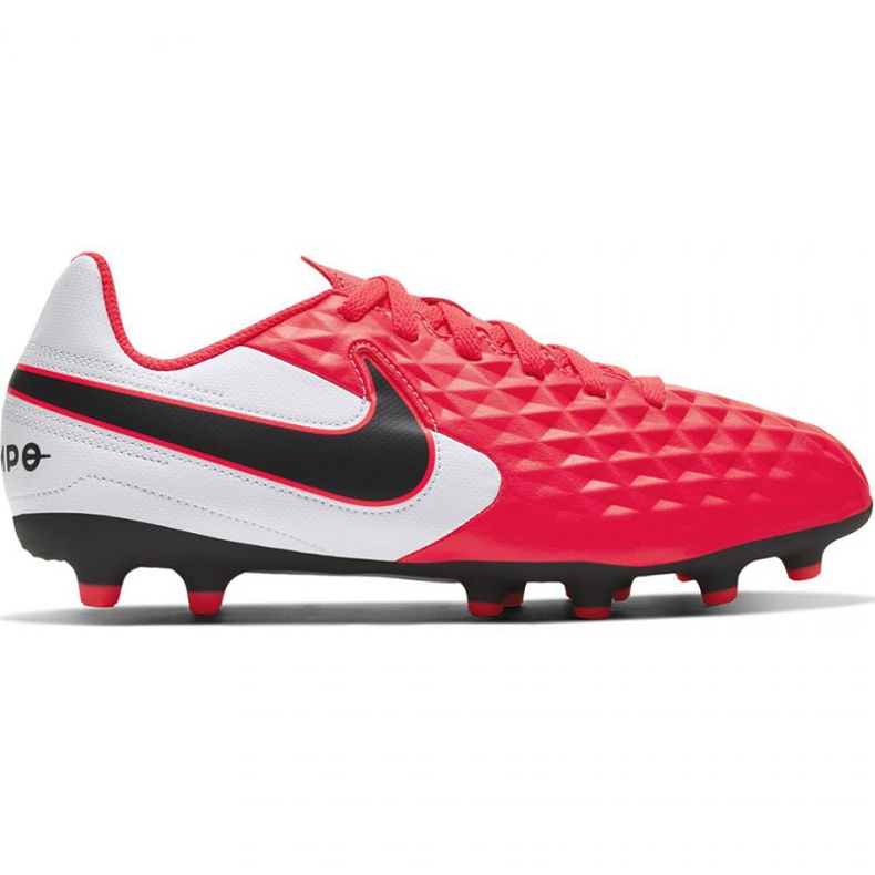 Nike Tiempo Legend 8 Club FG / MG Jr AT5881-606 football shoes red oranges and reds