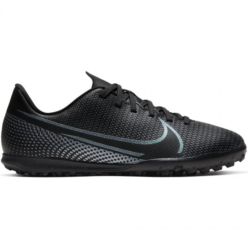 Nike Mercurial Vapor 13 Club Tf Jr AT8177-010 football shoes black black Nike Mercurial Vapor 13 Club Tf Jr AT8177-010 football shoes black black