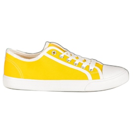 SHELOVET Yellow Sneakers SHELOVET Yellow Sneakers