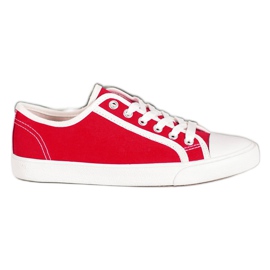 SHELOVET Red Sneakers