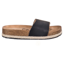 Goodin Fashionable Black Slippers Goodin Fashionable Black Slippers