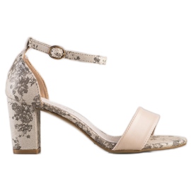 Goodin Stylish Sandals With Lace brown
