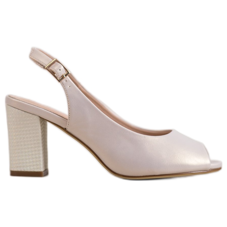 Sergio Leone Elegant Open Toe Sandals brown