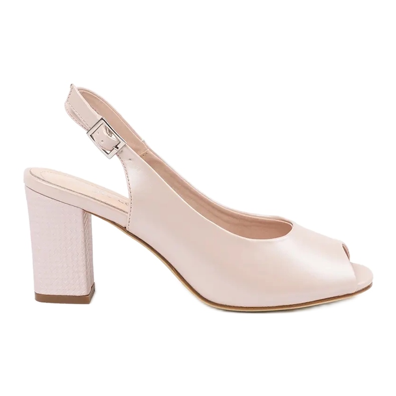 Elegant Sandals Open Toe Sergio Leone pink