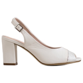 Sergio Leone Open Toe Sandals white